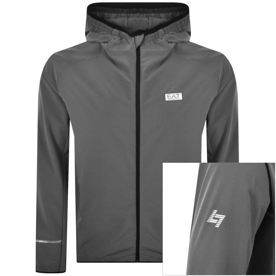 EA7 Emporio Armani Ventus7 Jacket Grey | Mainline Menswear gb